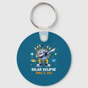 Lustig für totale Sonnenfinsternis Dabbing Kleinki Schlüsselanhänger
