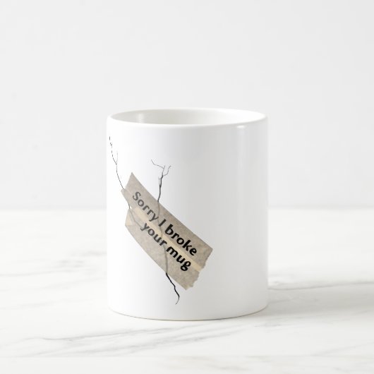 lustig gebrochene Tasse (Mittel)