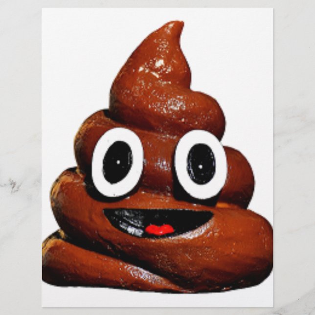 lustig gekackt Emoji (Vorderseite)