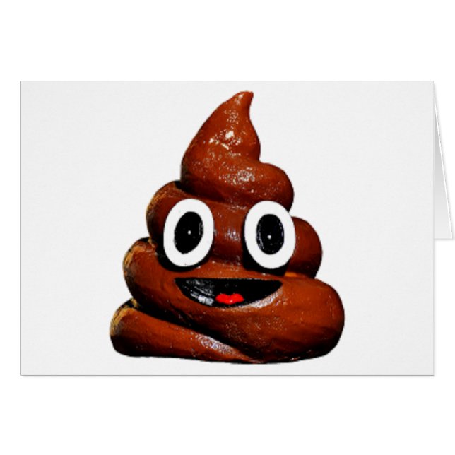 lustig gekackt Emoji (Vorderseite (Horizontal))