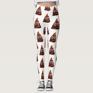 lustig gekackt Emoji-Leggings Leggings