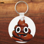 lustig gekackt Emoji Schlüsselanhänger (Vorderseite)