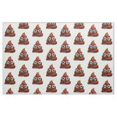 lustig gekackt emoji Stoff (Fat Quarter (45,7 x 55,9 cm))