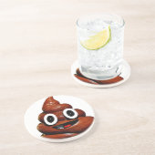 lustig gekackt Emoji Untersetzer (Seite)