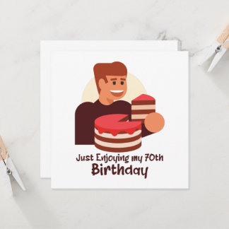 lustig, gerade beim Genießen meiner 70. Redewendun Einladung