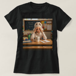 Lustig Geschafft bis Mai Lehrer Mädchen Meme Letzt T-Shirt