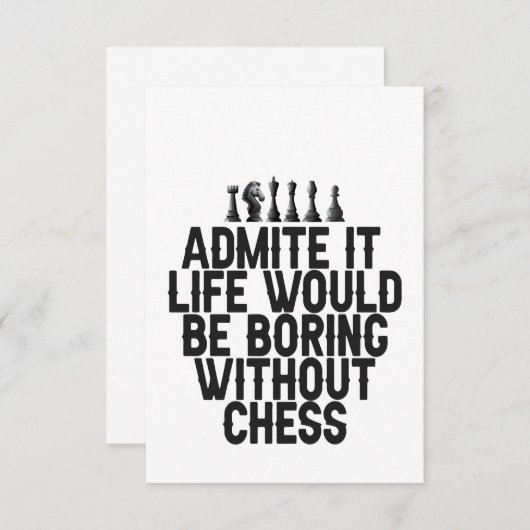 lustig, gesegnet, Schach, Schachmatt, lustig, Gesc Dankeskarte (Vorne/Hinten)