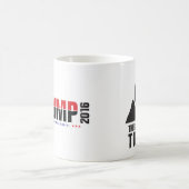 Lustig gibt es Hölle Toupee - Donald Trump 2016 Kaffeetasse (Mittel)