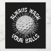 Lustig-golf Weinetikett (Einzelnes Label)