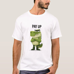 Lustig Grumpy Krokodil Charakter Geschenk T-Shirt