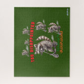 lustig-grüner Motorroller Puzzle (Vertikal)