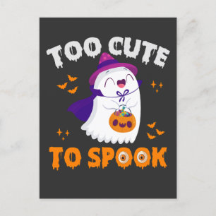 Lustig Gruselig Groovy Halloween Zu süß um gruseli Postkarte