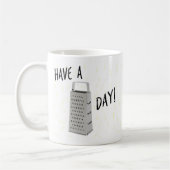 lustig "haben Sie einen Gitter-Tag!" Kaffeetasse (Links)