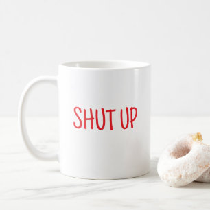 Lustig Halt Den Mund Kaffeetasse