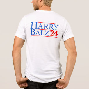 Lustig Harris Walz 24 Harry Balz 2024 Meme Demokra Tri-Blend Shirt