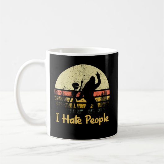 lustig hasse Leute Kaffeetasse (Links)