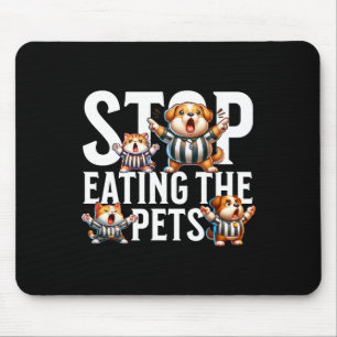 Lustig, hört auf, die Hunde und Katzen von Springf Mousepad