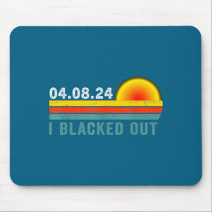 Lustig I Vintage Sonnenfinsternis Blackout Mousepad