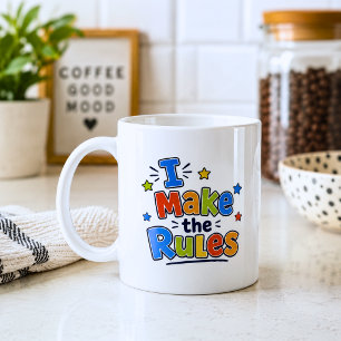 Lustig Ich Bestimme Die Regeln  Kaffeetasse