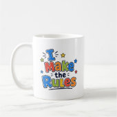 Lustig Ich Bestimme Die Regeln  Kaffeetasse (Links)