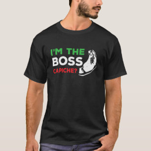 Lustig ich bin der Boss italienische Nonna Nonno  T-Shirt