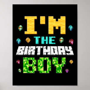 Lustig, ich bin der Geburtstagsjunge, Kids-Gamer-P Poster