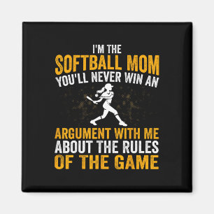 Lustig ich bin die Softball-Mutter, du wirst ein A Magnet
