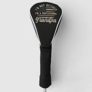 Lustig "Ich bin ein professioneller Opa" Ruhestand Golf Headcover
