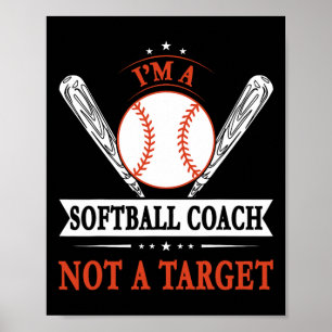Lustig Ich Bin Ein Softbyll Trainer Nicht Ein Ziel Poster
