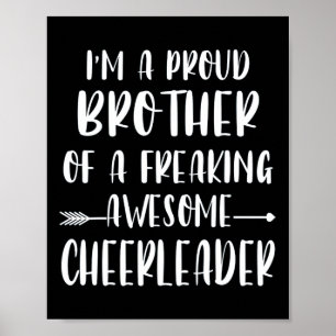 Lustig, ich bin ein stolzer Cheer-Bruder einer Che Poster