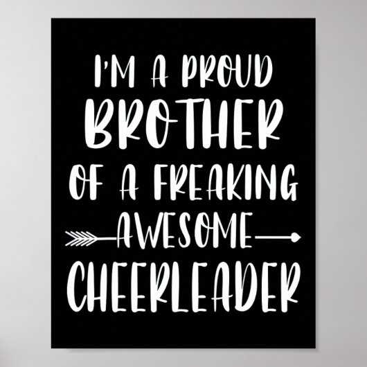Lustig, ich bin ein stolzer Cheer-Bruder einer Che Poster (Vorne)