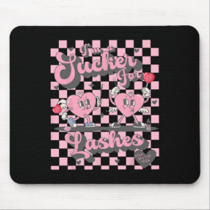 Lustig ich bin ein Trottel für Wimpern Wimpernstyl Mousepad