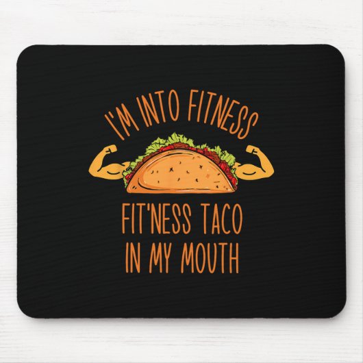 Lustig, ich bin in Fitness  Mousepad (Vorne)