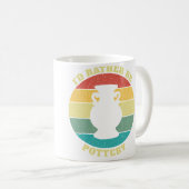 Lustig: Ich bin lieber Töpfer Kaffeetasse (VorderseiteRechts)
