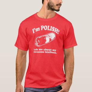 Lustig! Ich bin polnischer Entwurf T-Shirt