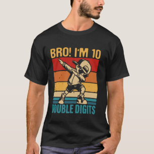Lustig, ich bin zweistellig 10. Geburtstag Bruder, T-Shirt
