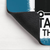Lustig, ich bleibe im Van Phasmophobia Frauen Ma Mousepad (Ecke)