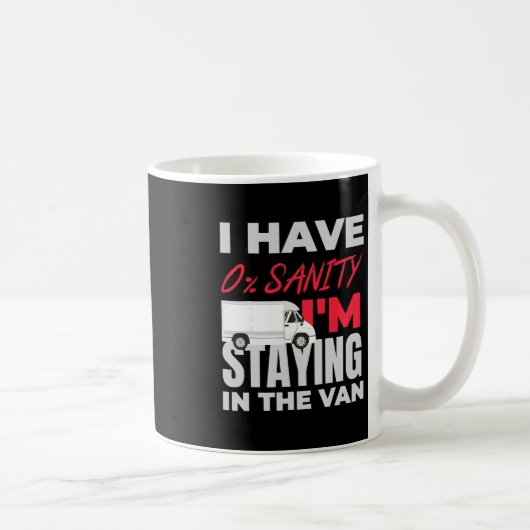 Lustig, ich bleibe im Van Phasmophobia Kaffeetasse (Rechts)