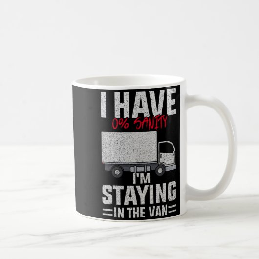 Lustig, ich bleibe im Van Phasmophobia Mann Frau Kaffeetasse (Rechts)