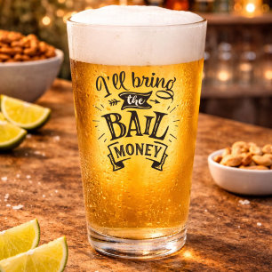 Lustig, ich bringe das Kaution Geld Glas