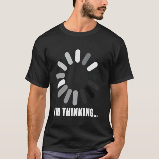 Lustig, ich denke, ich lade IT, Computer-Nerd, Pro T-Shirt (Vorderseite)