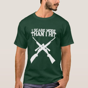 Lustig ich erschrecke mehr als ich treffe Jagd T-S T-Shirt