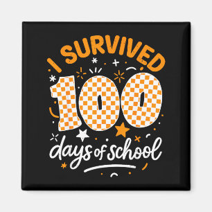 Lustig, ich habe 100 Schultage überlebt Student Le Magnet