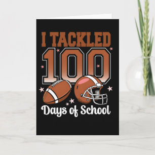Lustig, ich habe 100 Tage Schul-Fußball-Kids Karte