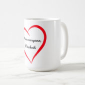 Lustig Ich hasse jeden Benutzername Farbwechsel M Kaffeetasse (VorderseiteRechts)