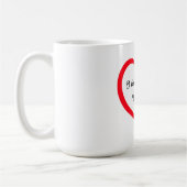 Lustig Ich hasse jeden Benutzername Farbwechsel M Kaffeetasse (Links)