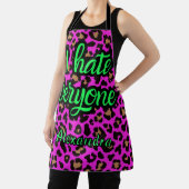 Lustig Ich hasse jeden Sarkastischer Rosa Leopard Schürze (InSitu)