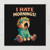 Lustig Ich hasse Morgenmüdigkeit Programm (Vorderseite)
