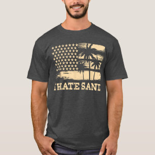 Lustig, ich hasse Sandstrand Sommerferien Vintage  T-Shirt