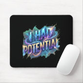 Lustig ich hatte potentiell sarkastischen Retro-Hu Mousepad (Mit Mouse)